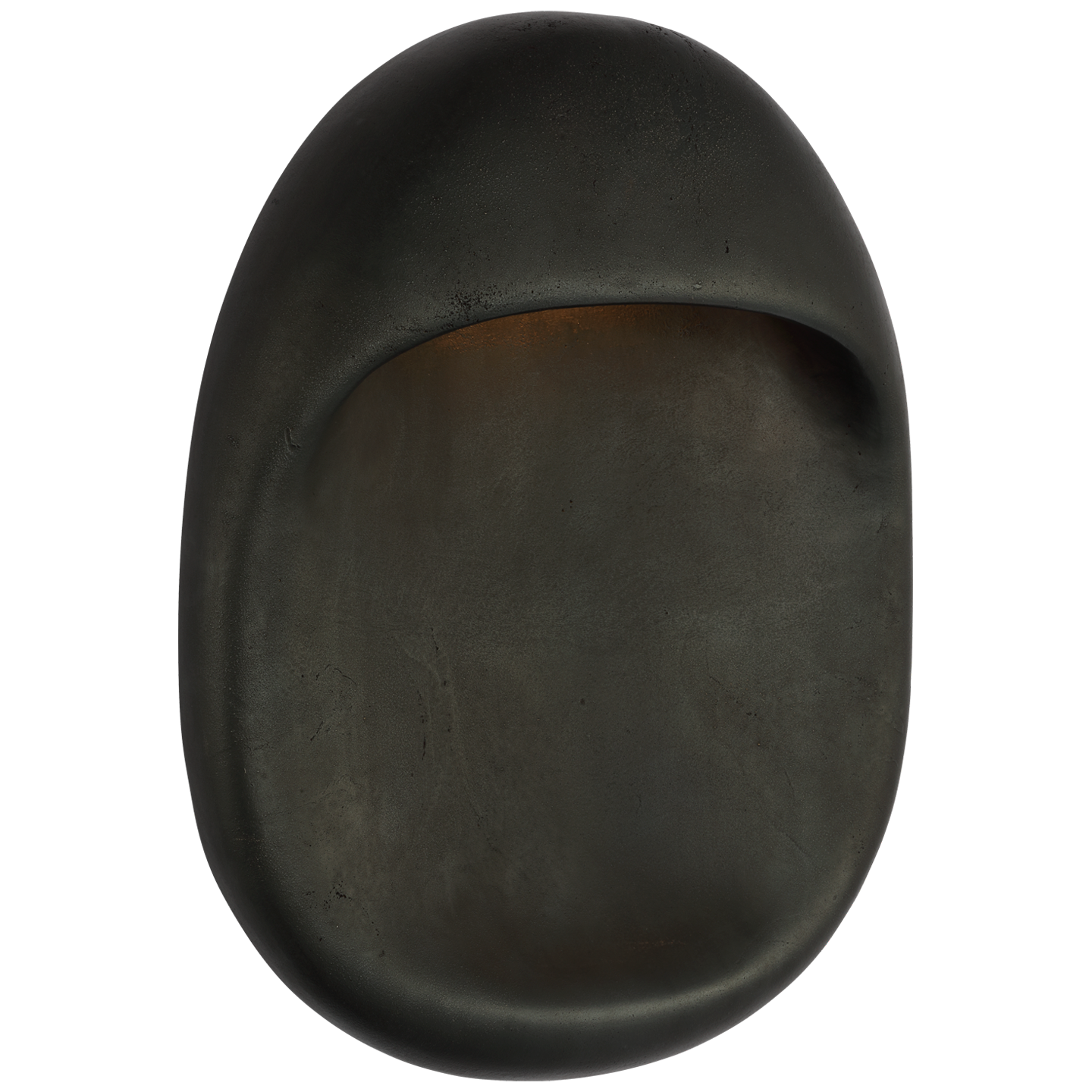Esculpa 14" Rounded Wall Light in Museum Bronze
