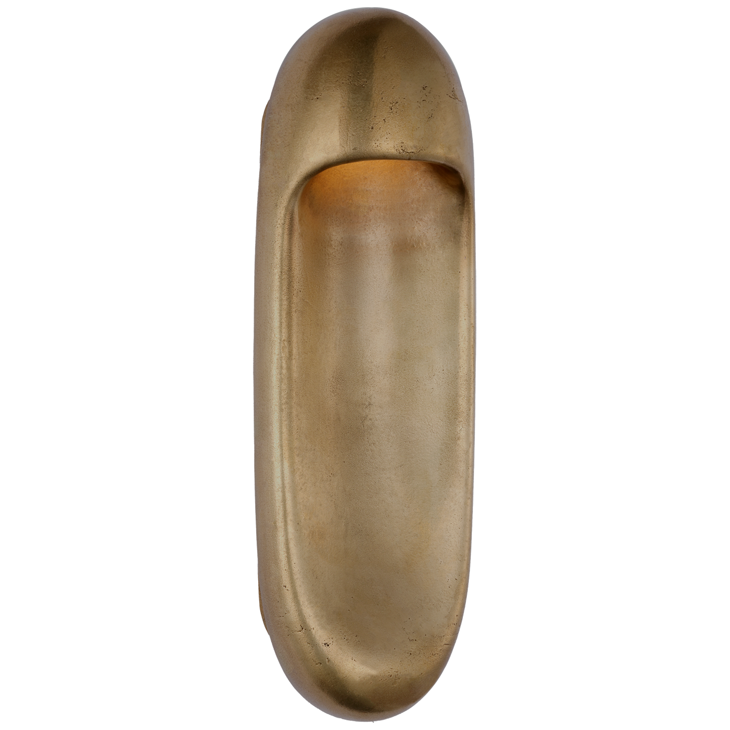 Esculpa 18" Elongated Wall Light in Museum Brass