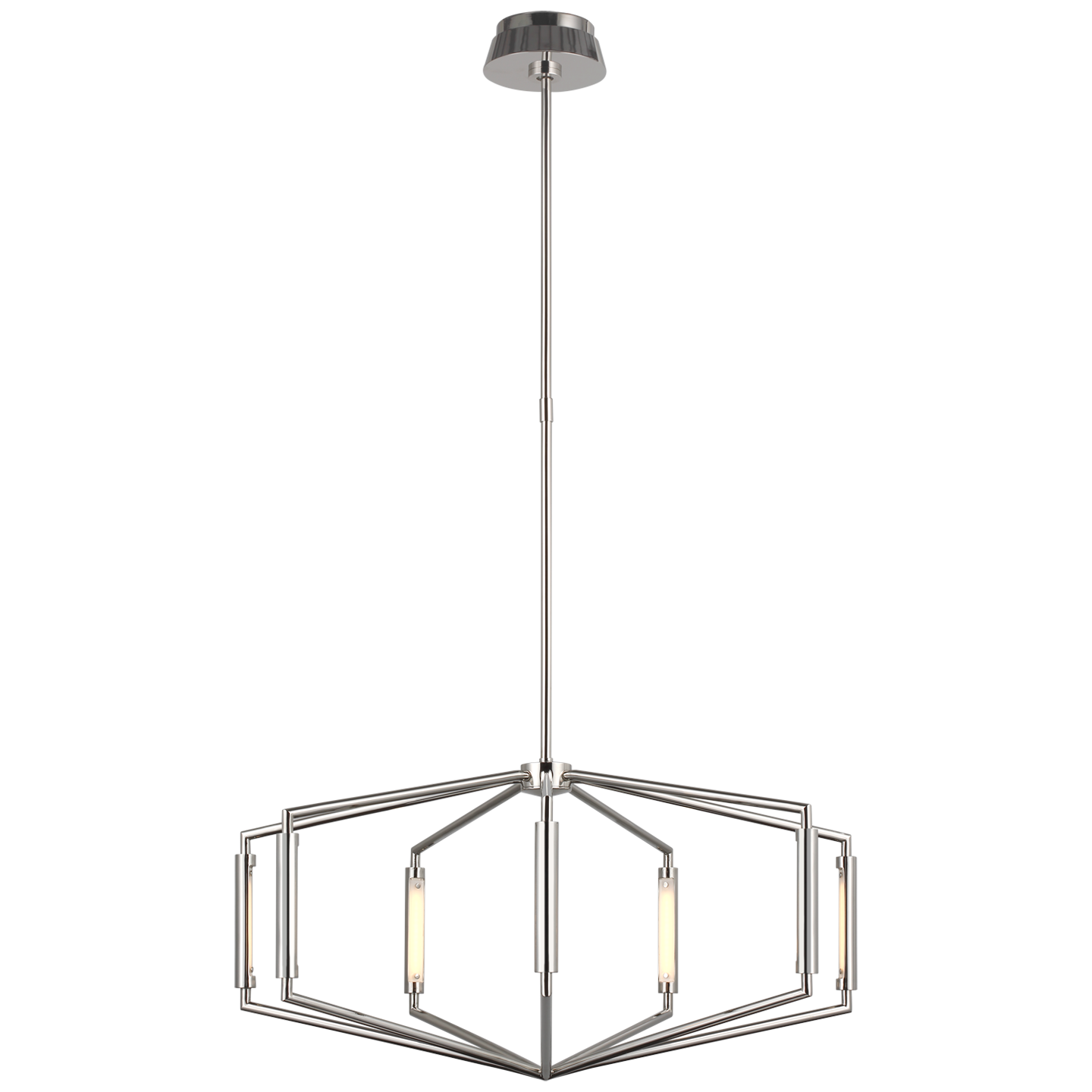 Appareil 30" Low Profile Chandelier in Polished Nickel