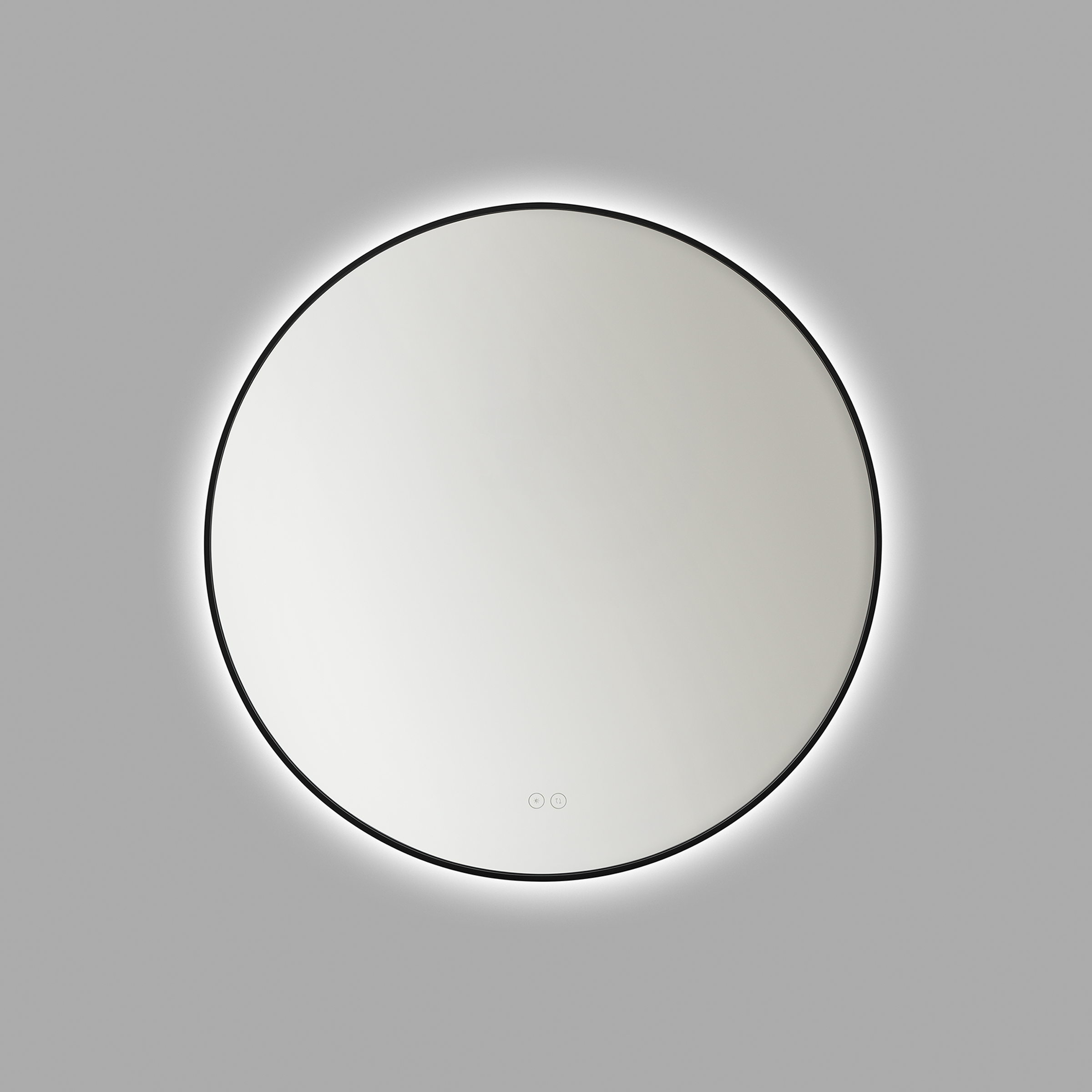 Cadre Medium Round Illuminated Mirror