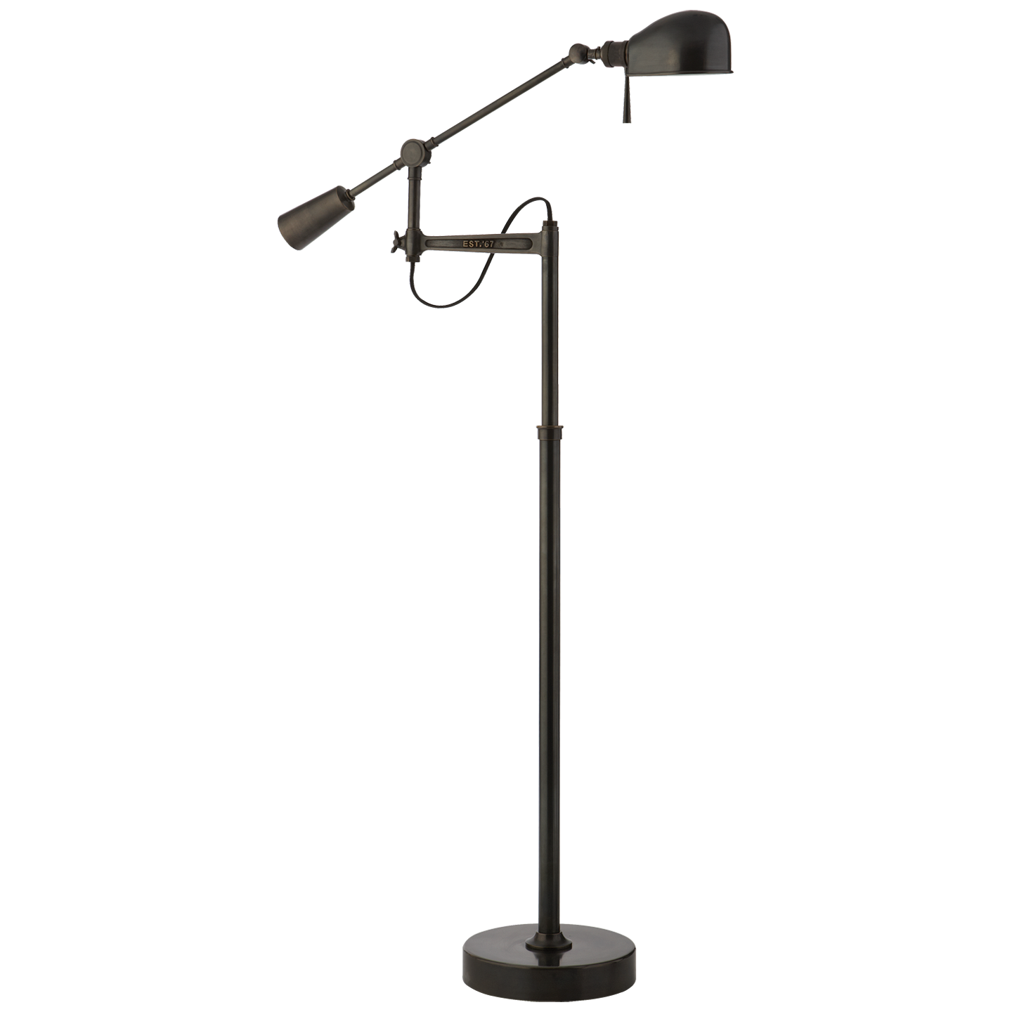 RL '67 Boom Arm Floor Lamp in Bronze