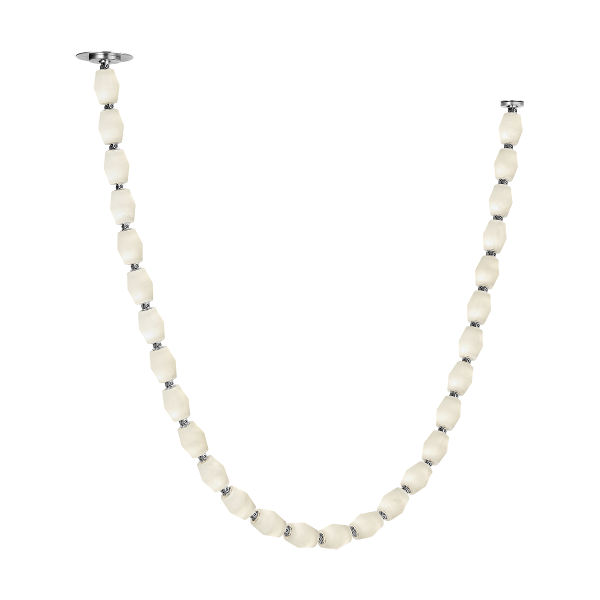 Collier Alabaster 84 Chandelier in Polished Nickel 2700K