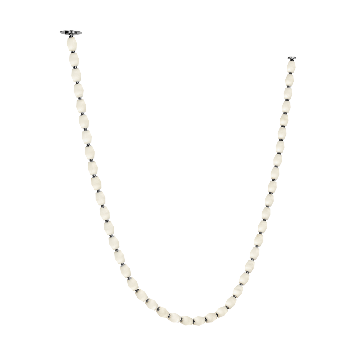 Collier Alabaster 132 Chandelier in Polished Nickel 2700K