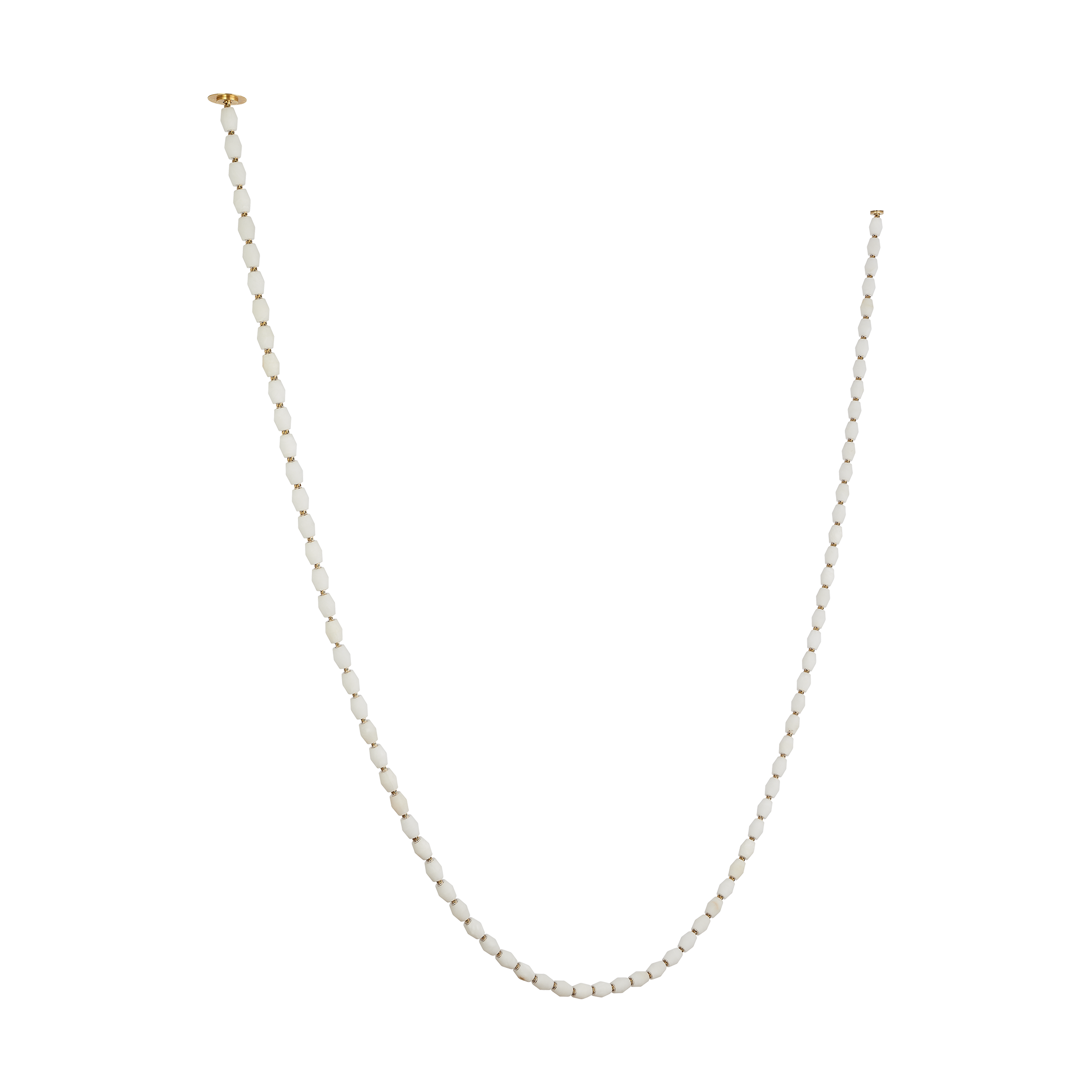 Collier Alabaster 240 Chandelier in Hand-Rubbed Antique Brass 3000K