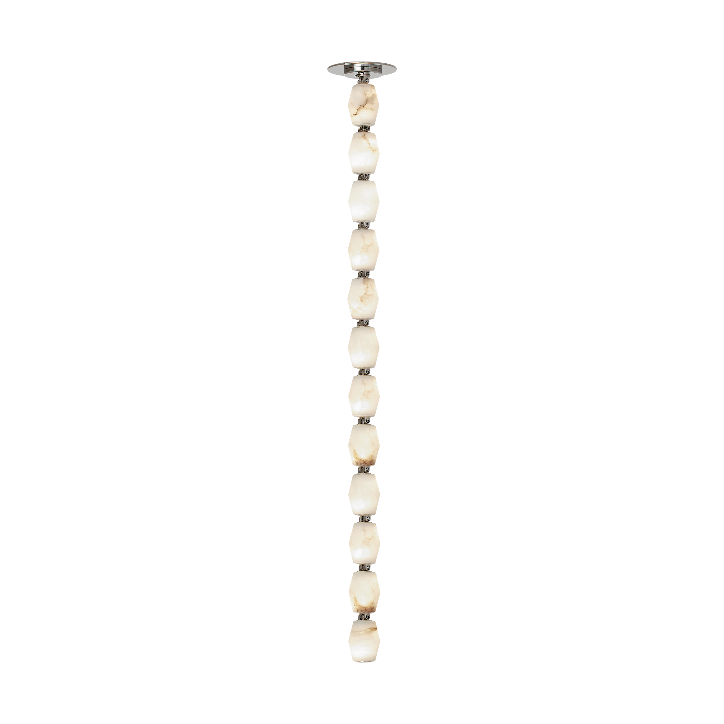 Collier Alabaster 36 Pendant in Polished Nickel 3000K