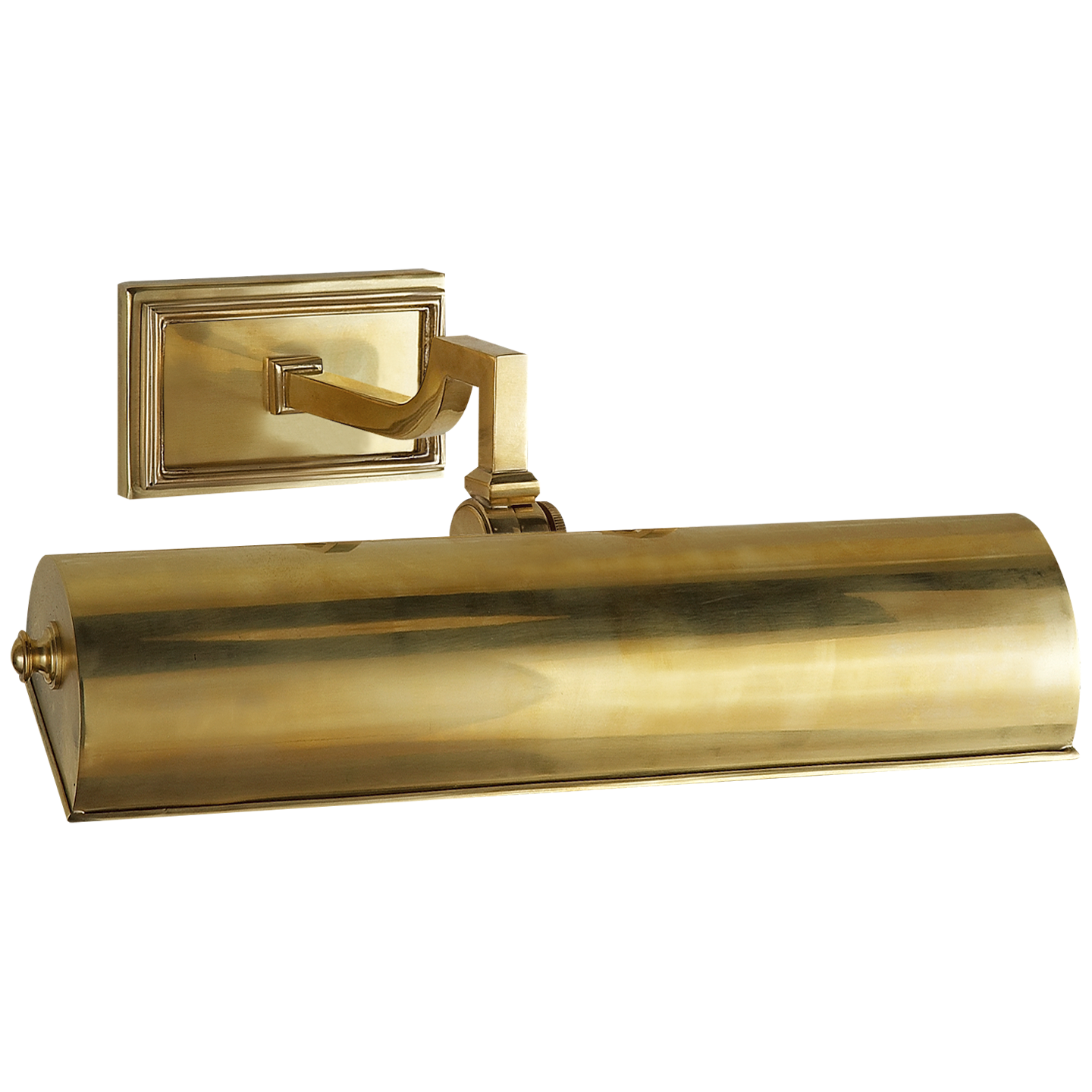 Dean 12" Picture Light in Natural Brass