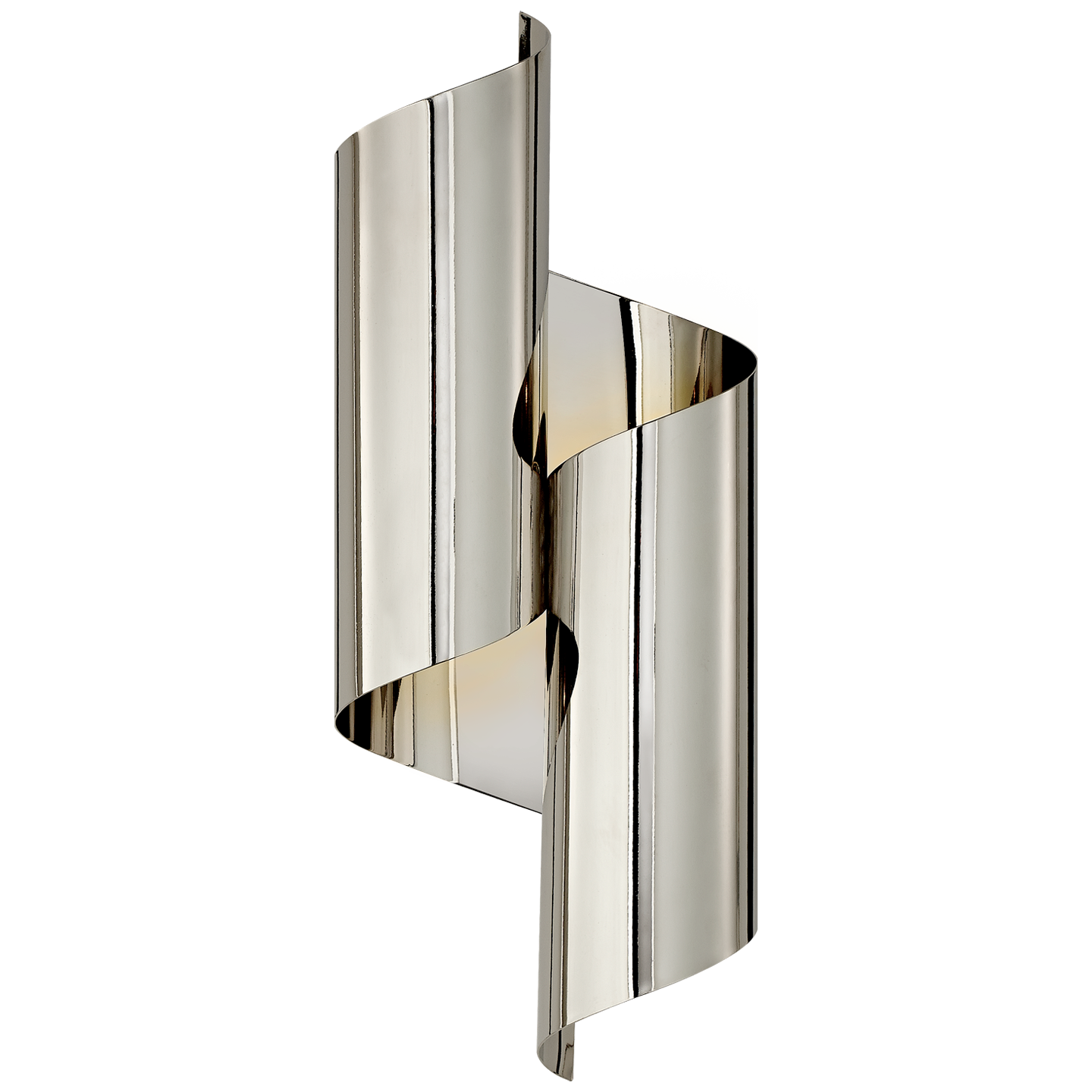 Iva Medium Wrapped Sconce in Polished Nickel