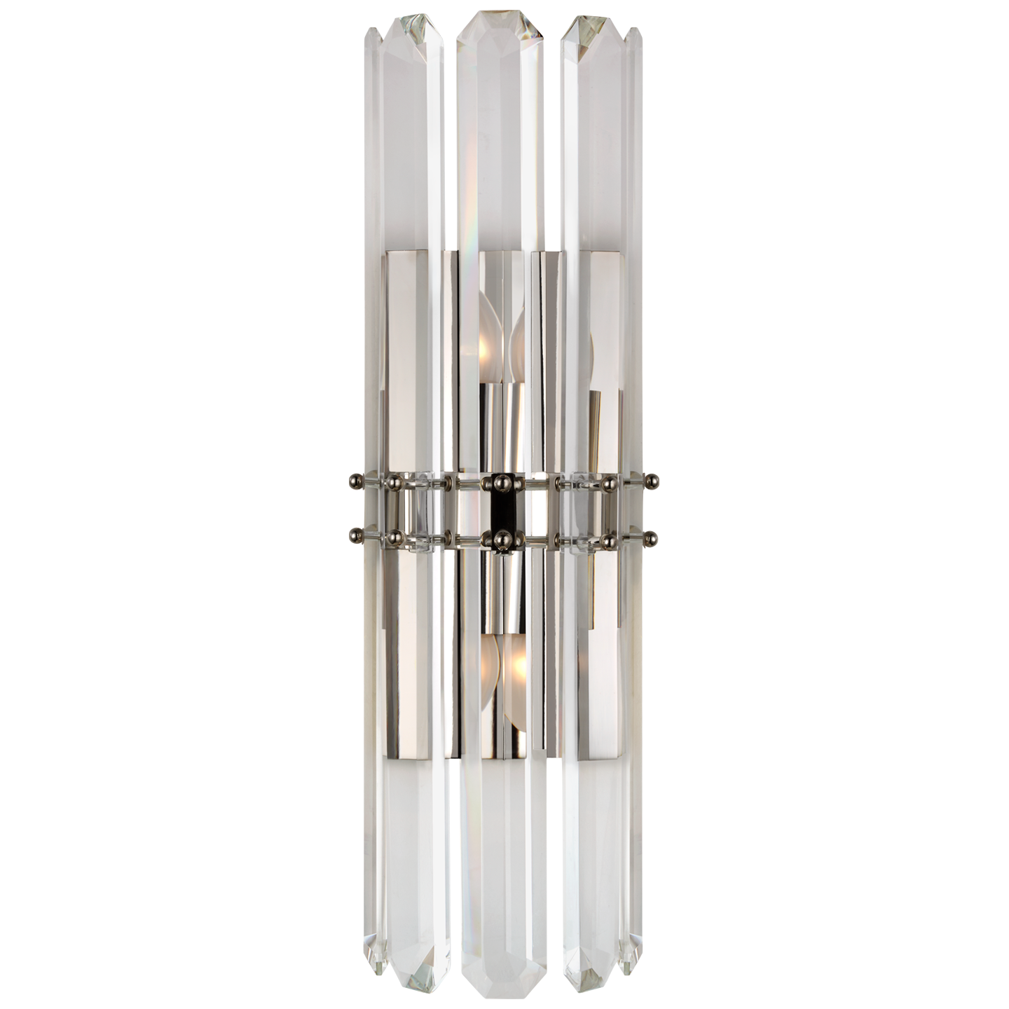 Bonnington Tall Sconce in Polished Nickel