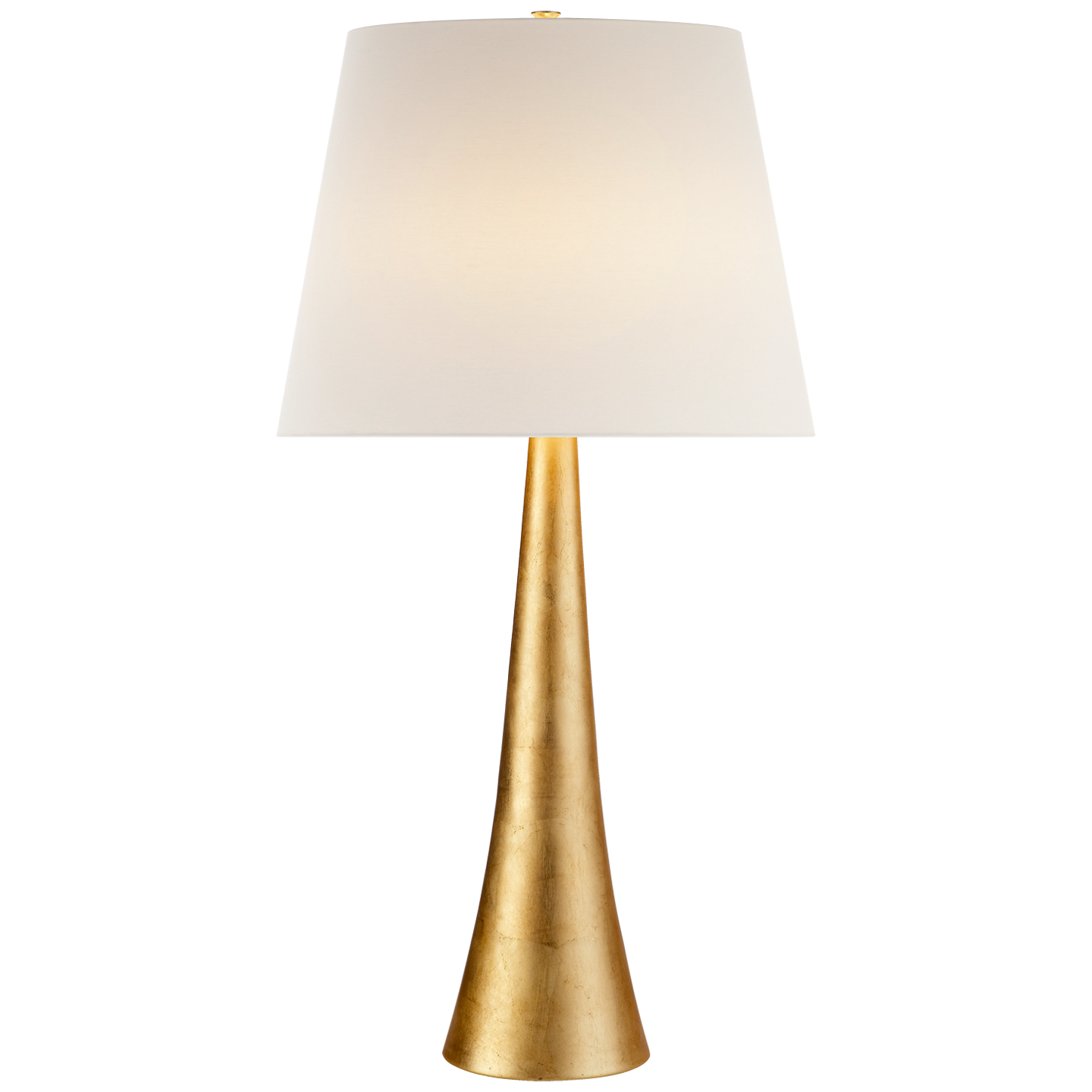 Dover Table Lamp in Gild with Linen Shade