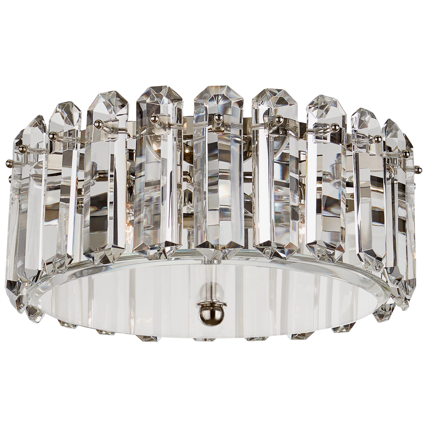 Bonnington Medium Flush Mount in Polished Nickel