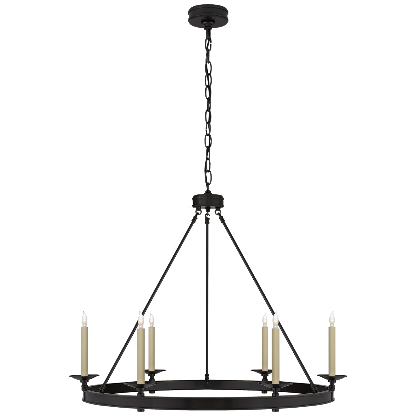 Launceton Ring Chandelier in Bronze