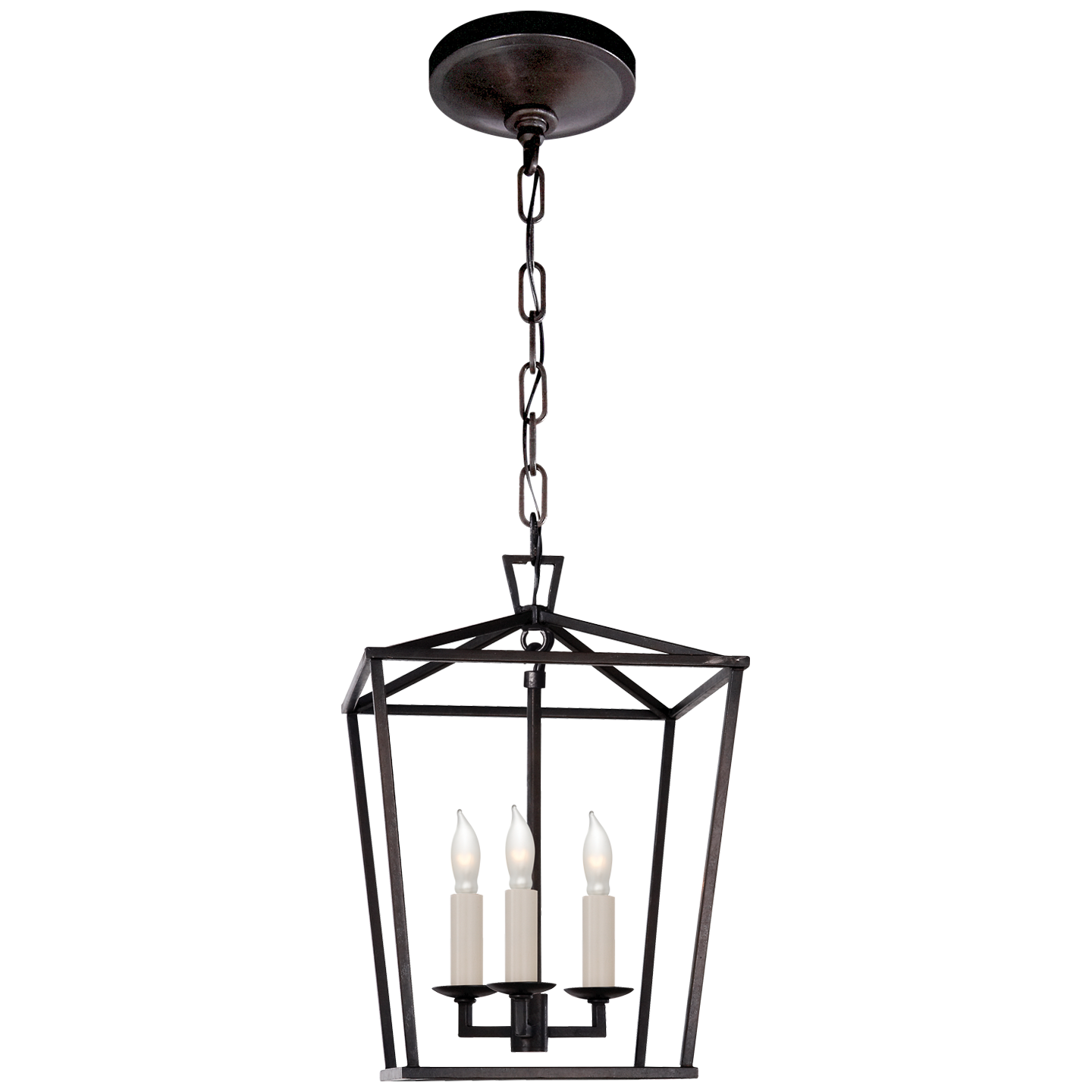 Darlana Mini Lantern in Aged Iron