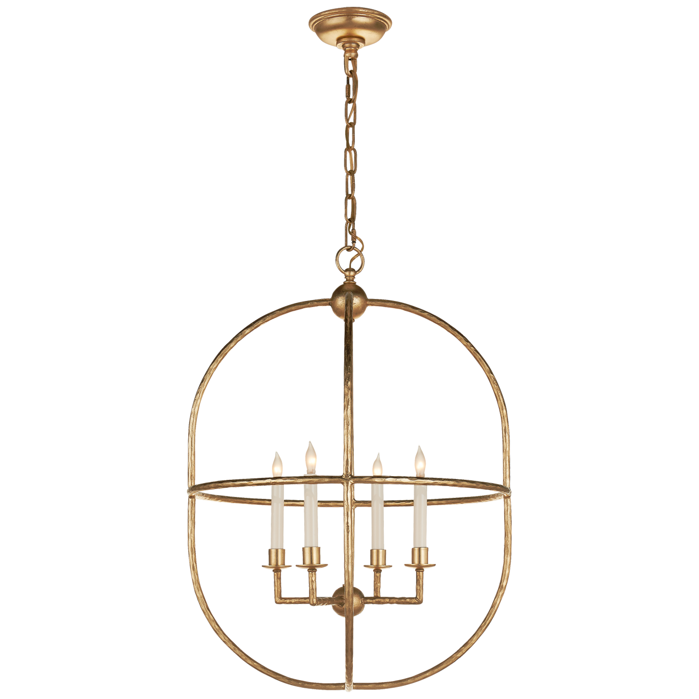 Desmond Open Oval Lantern in Gild
