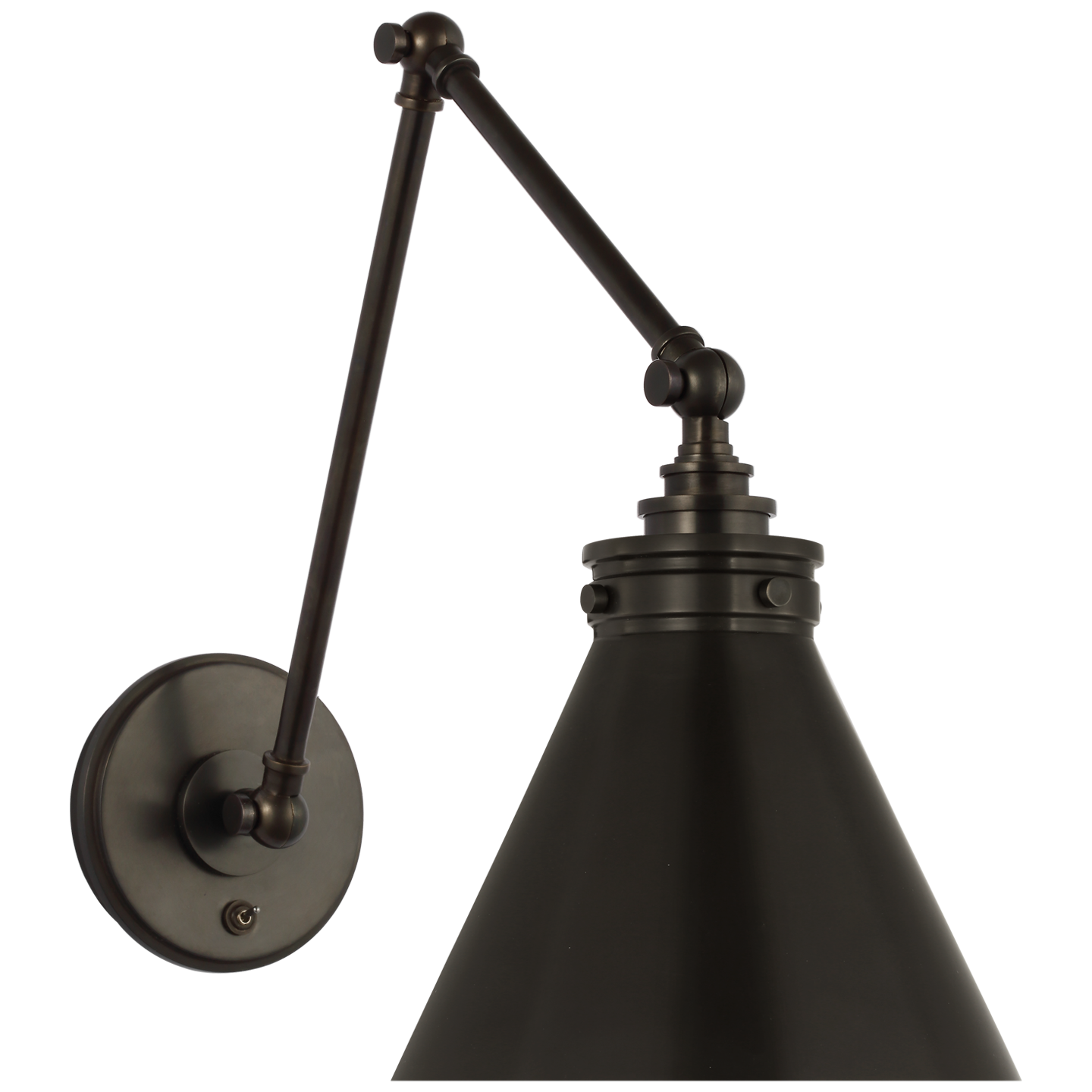 Parkington Double Library Wall Light in Bronze