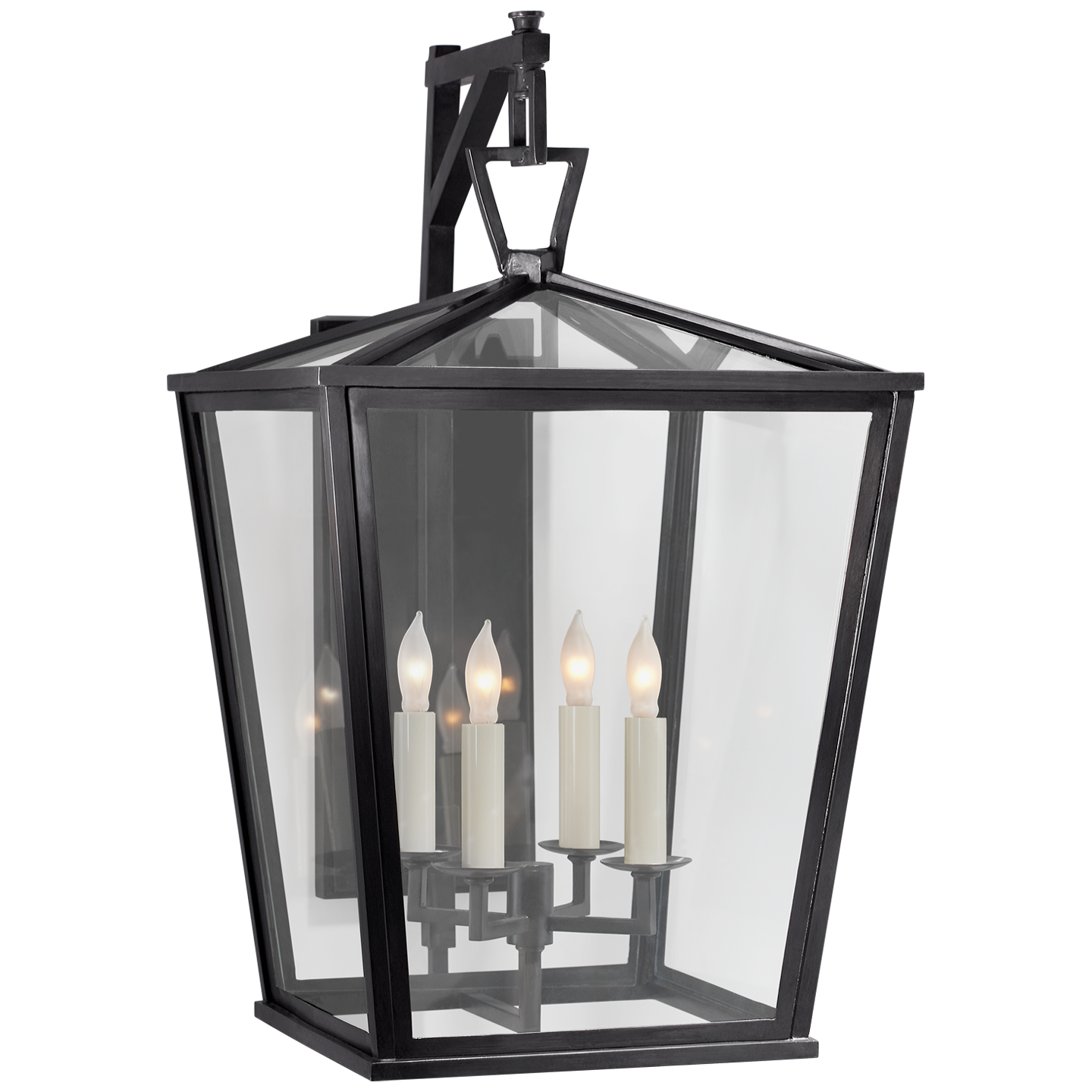 Darlana Medium Bracket Lantern in Bronze