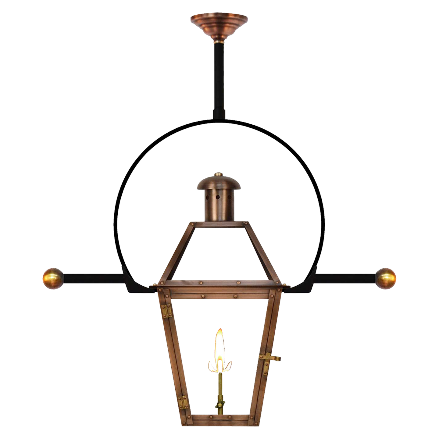 Georgetown 15" Ladder Rest Ceiling Lantern
