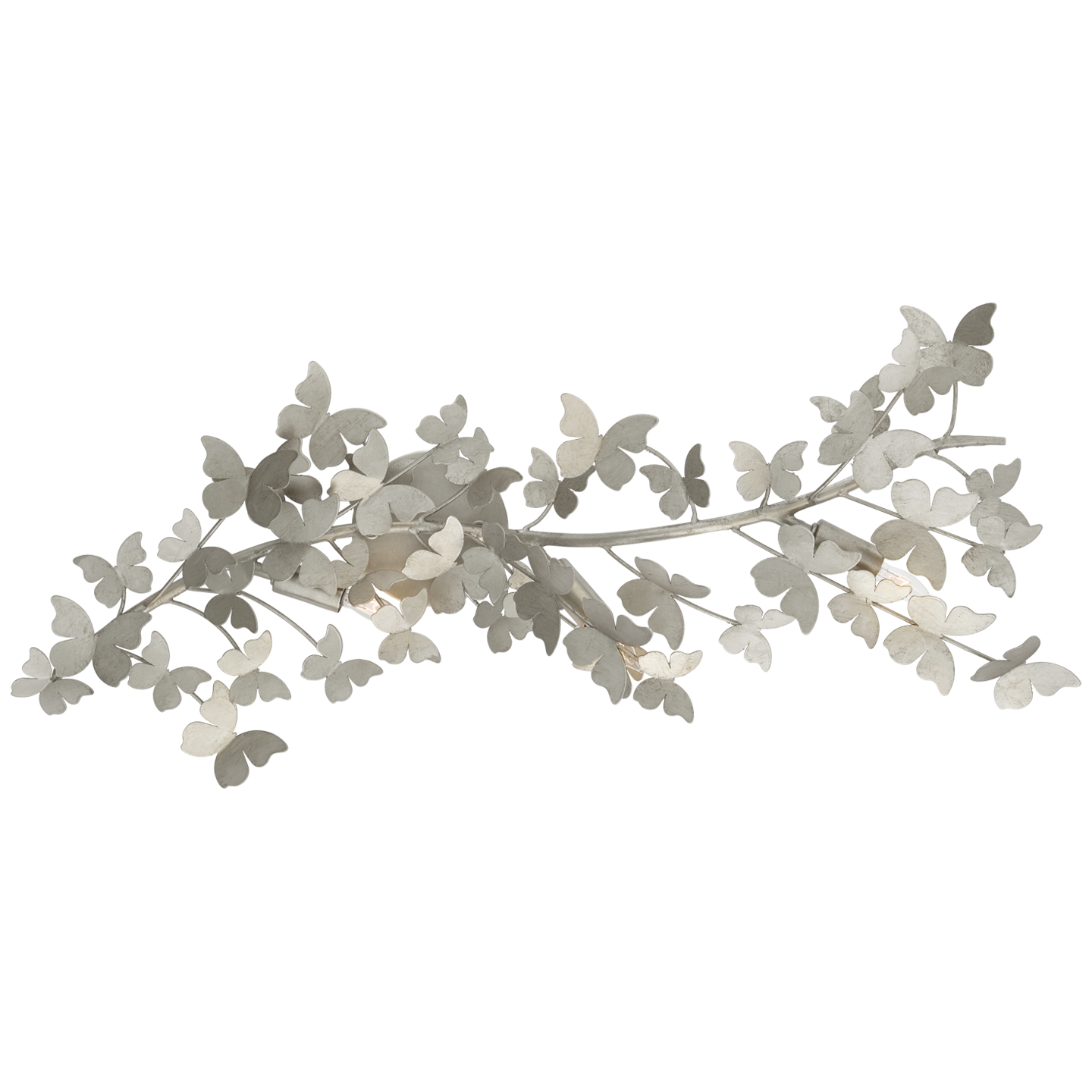 Farfalle Large Sconce in Burnished Silver Leaf