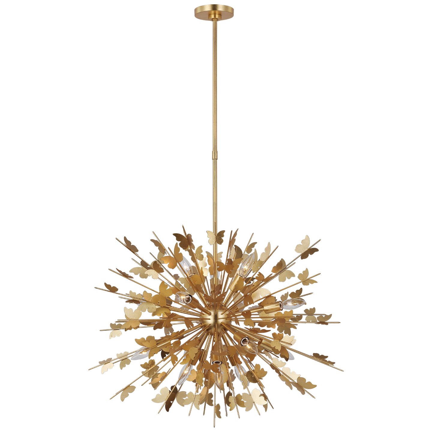 Farfalle Medium Chandelier in Gild