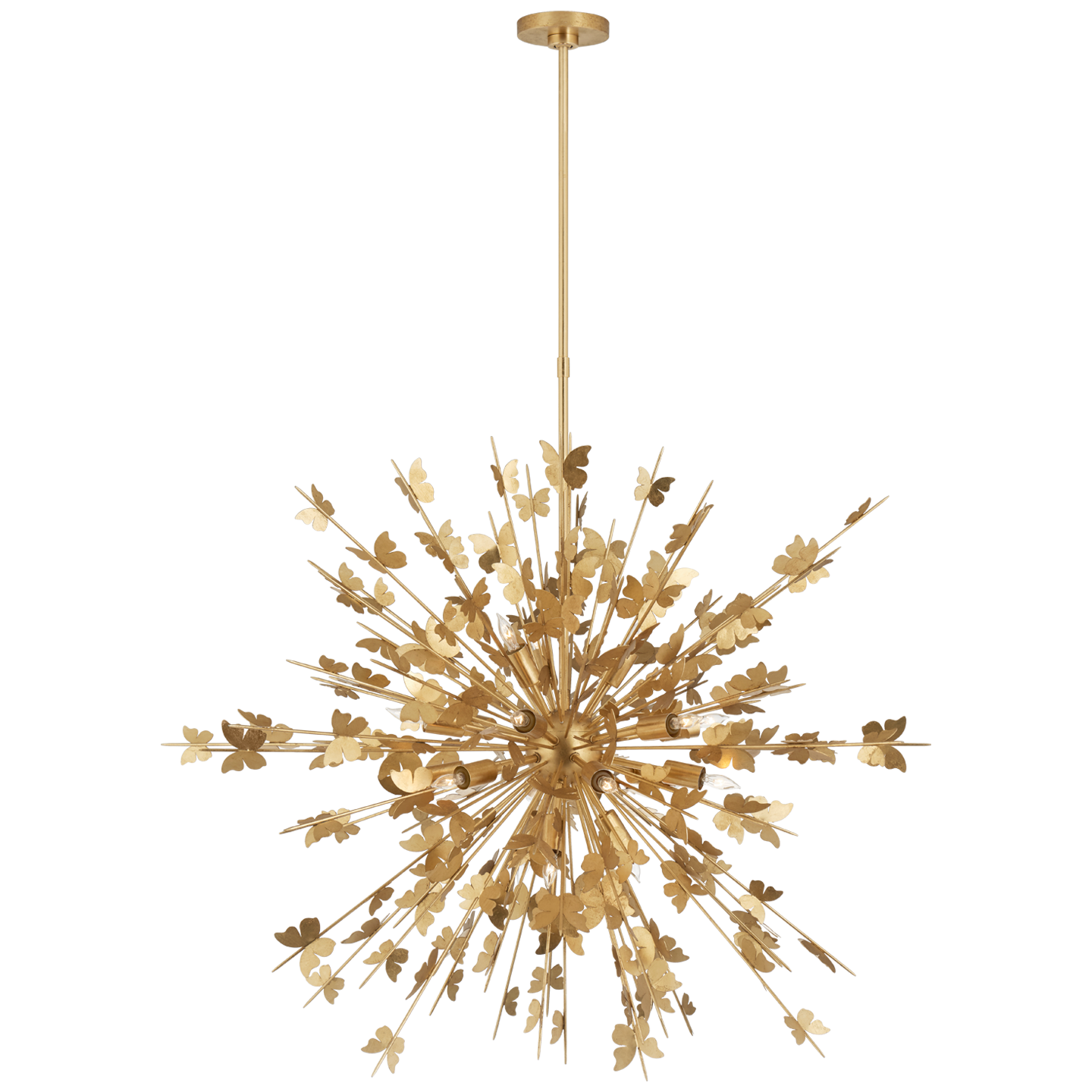 Farfalle Large Chandelier in Gild