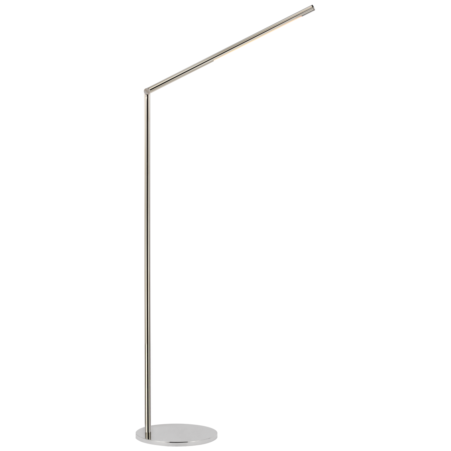 Cona Large Articulating Floor Lamp in Polished Nickel