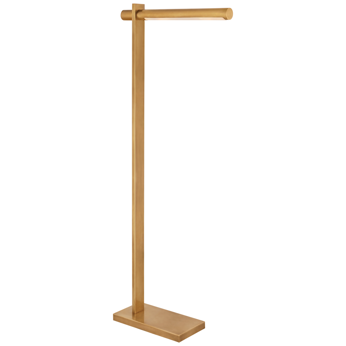 Axis Pharmacy Floor Lamp in Antique-Burnished Brass