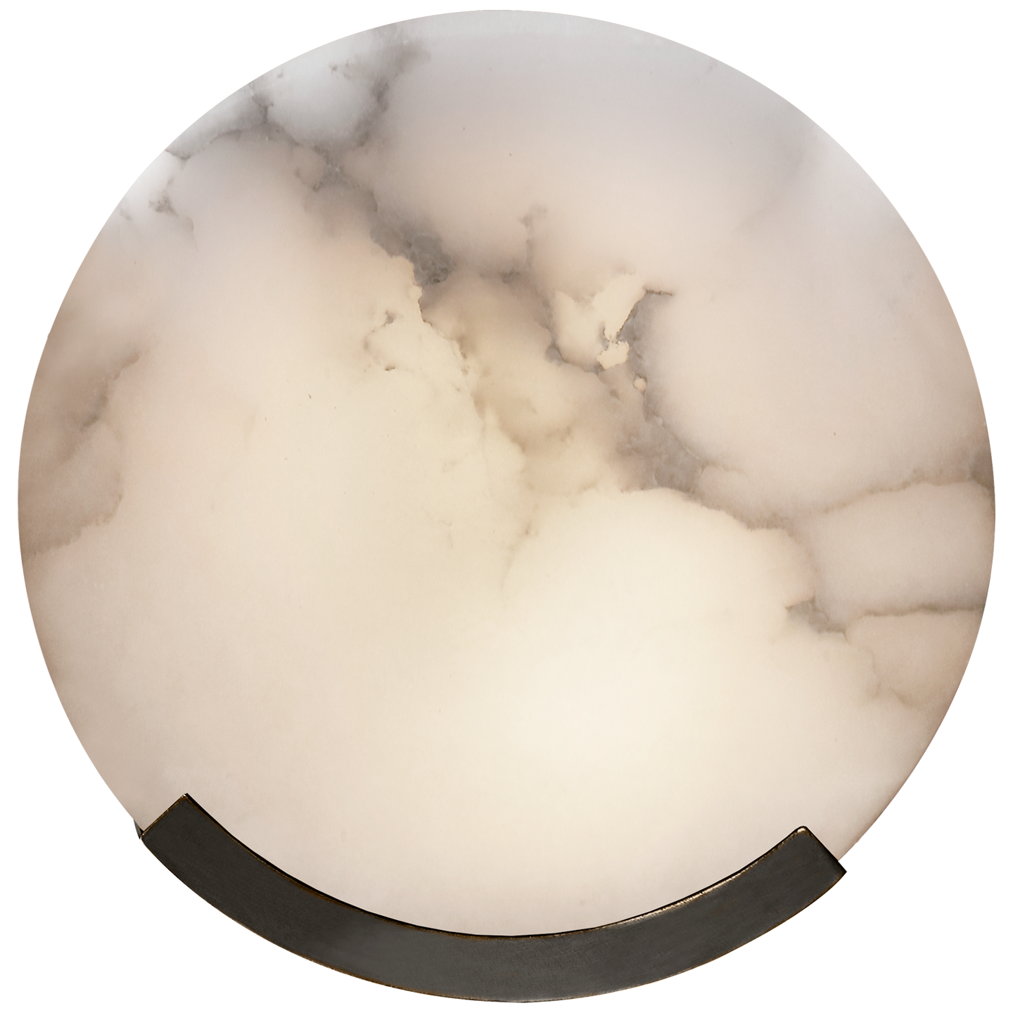 Melange Sconce in Bronze with Alabaster