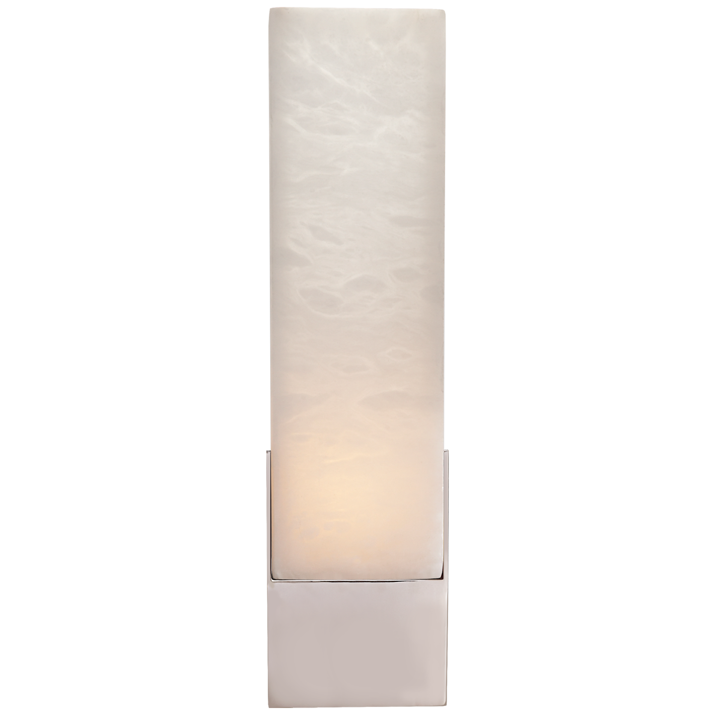 Covet Tall Box Bath Sconce in Polished Nickel