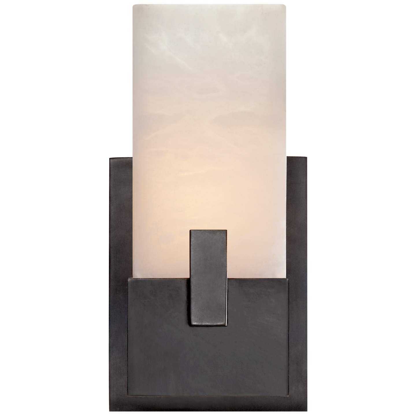 Covet Short Clip Bath Sconce in Bronze
