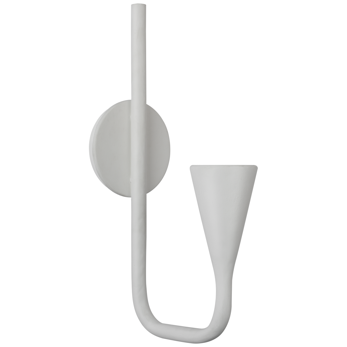 Brassica Medium Sconce in Plaster White