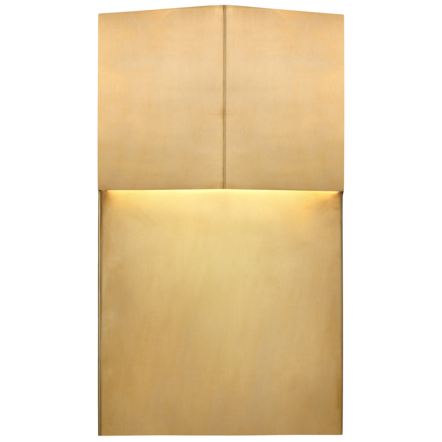 Rega 12" Wide Sconce in Antique-Burnished Brass