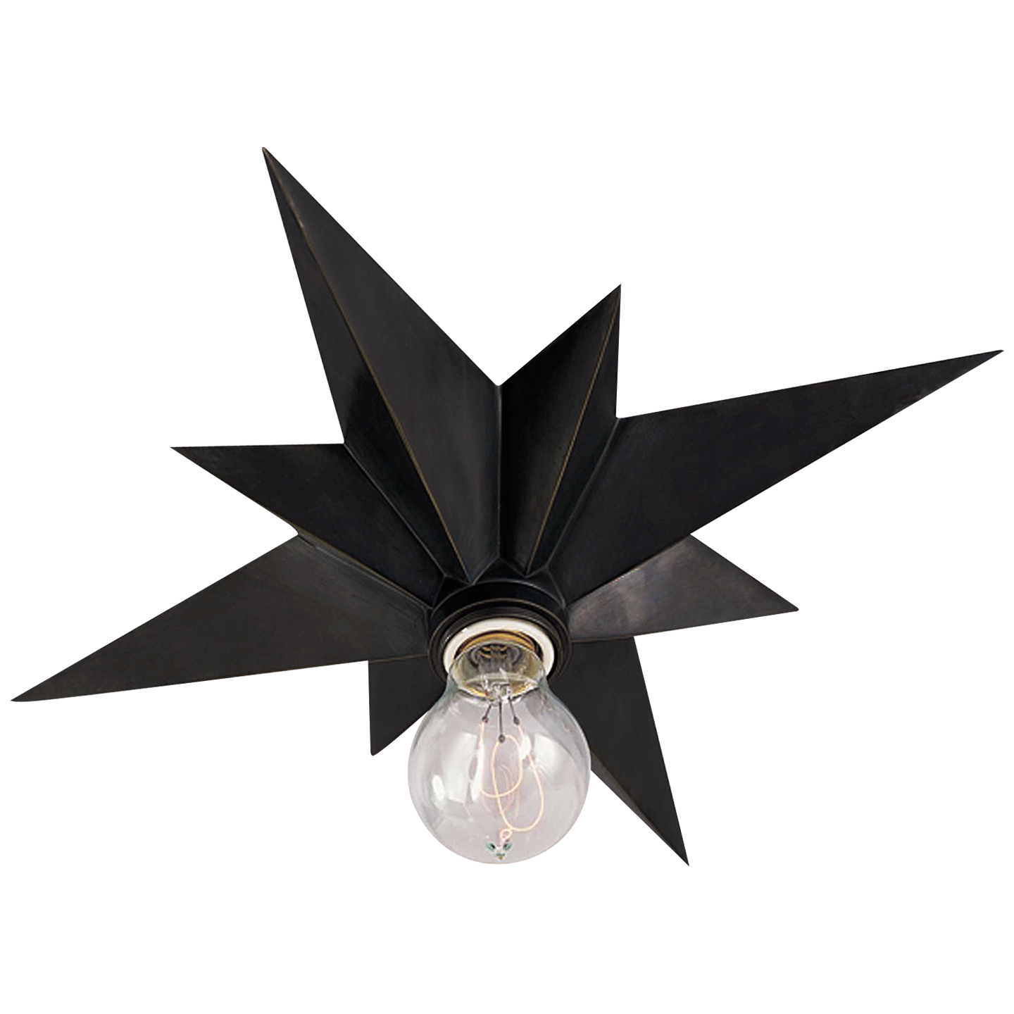 Star Flush Mount in Bronze