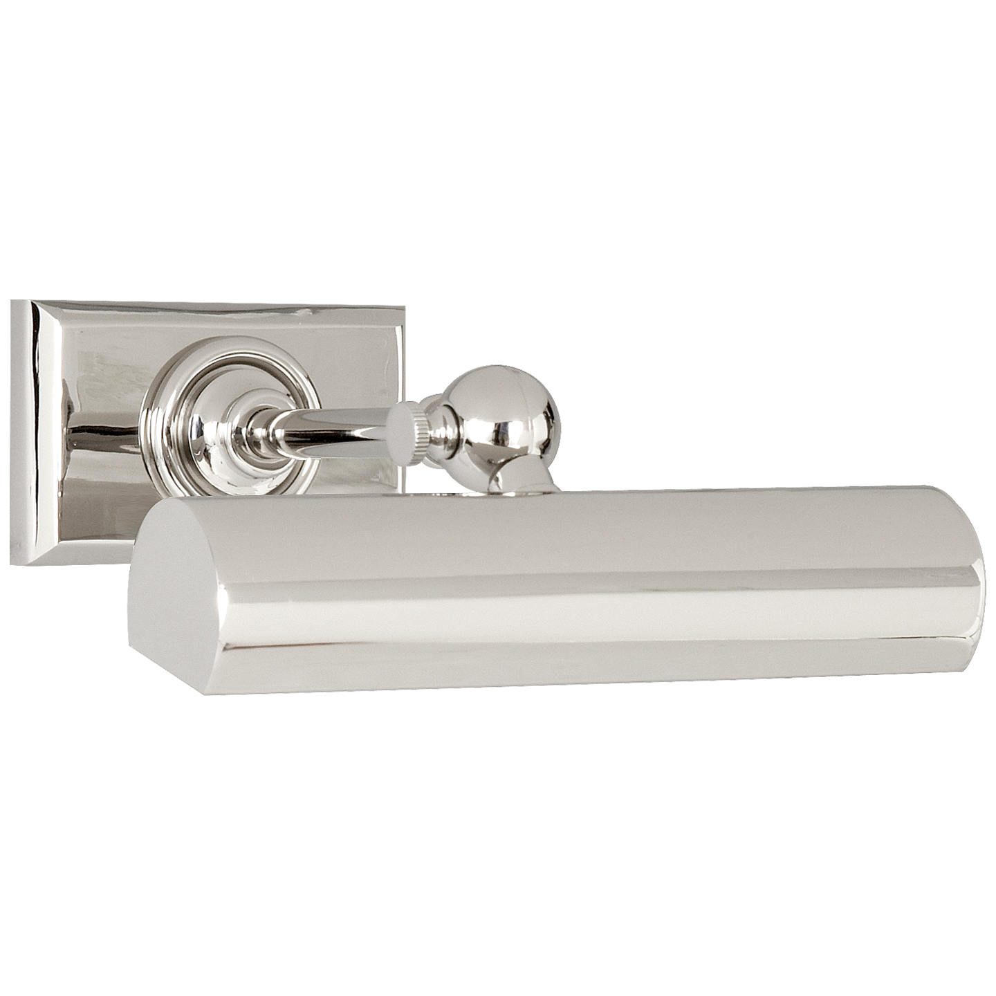 8" Cabinet Maker's Picture Light in Polished Nickel