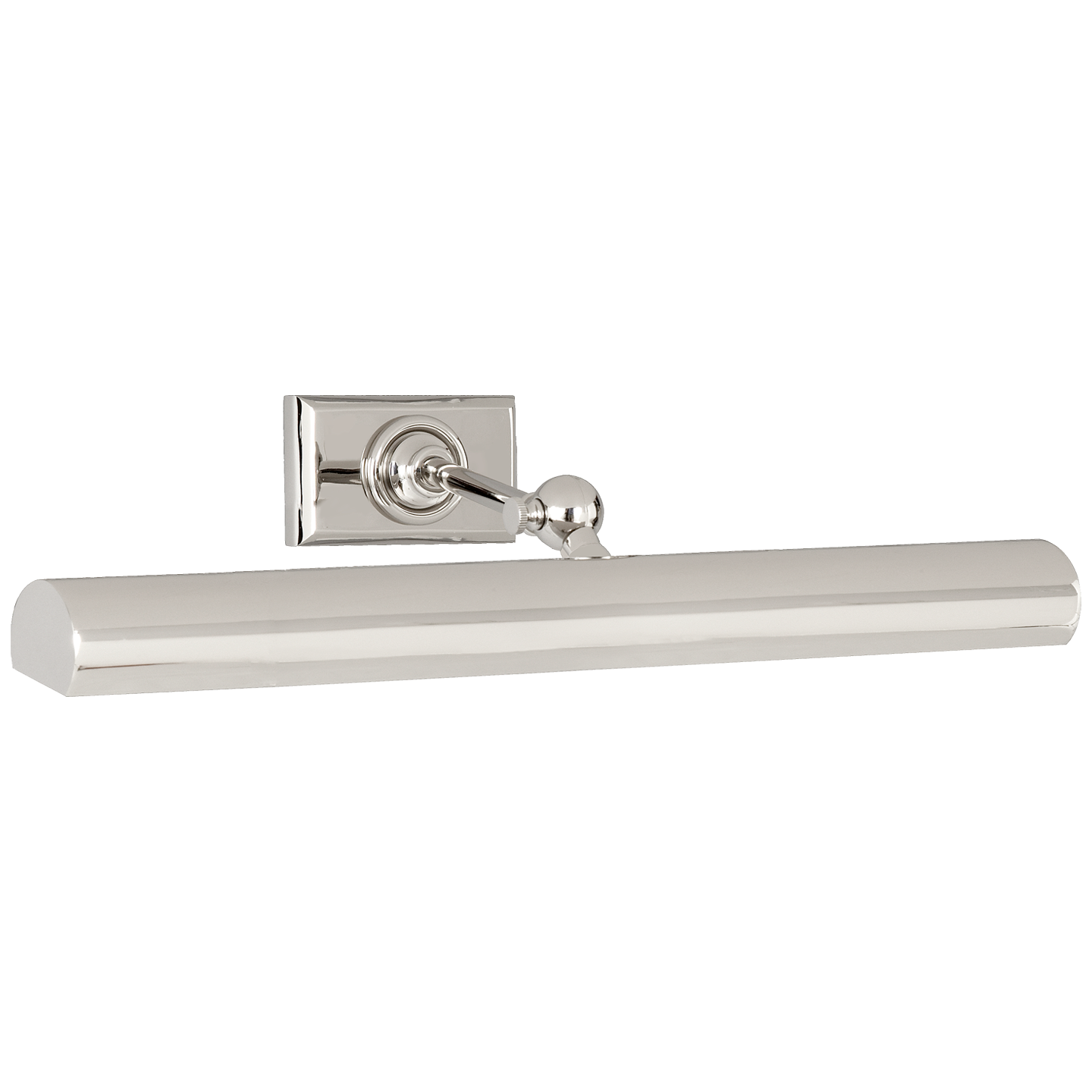 18" Cabinet Maker's Picture Light in Polished Nickel