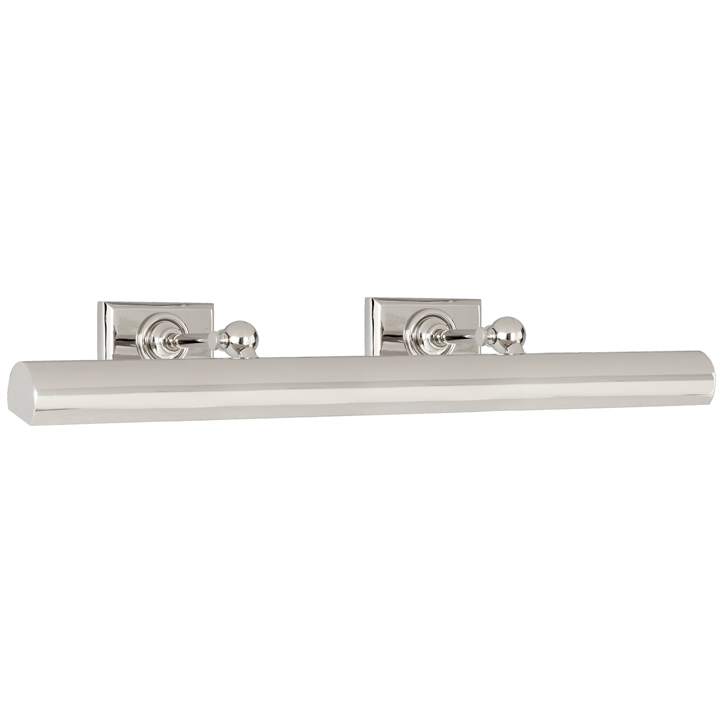 24" Cabinet Maker's Picture Light in Polished Nickel