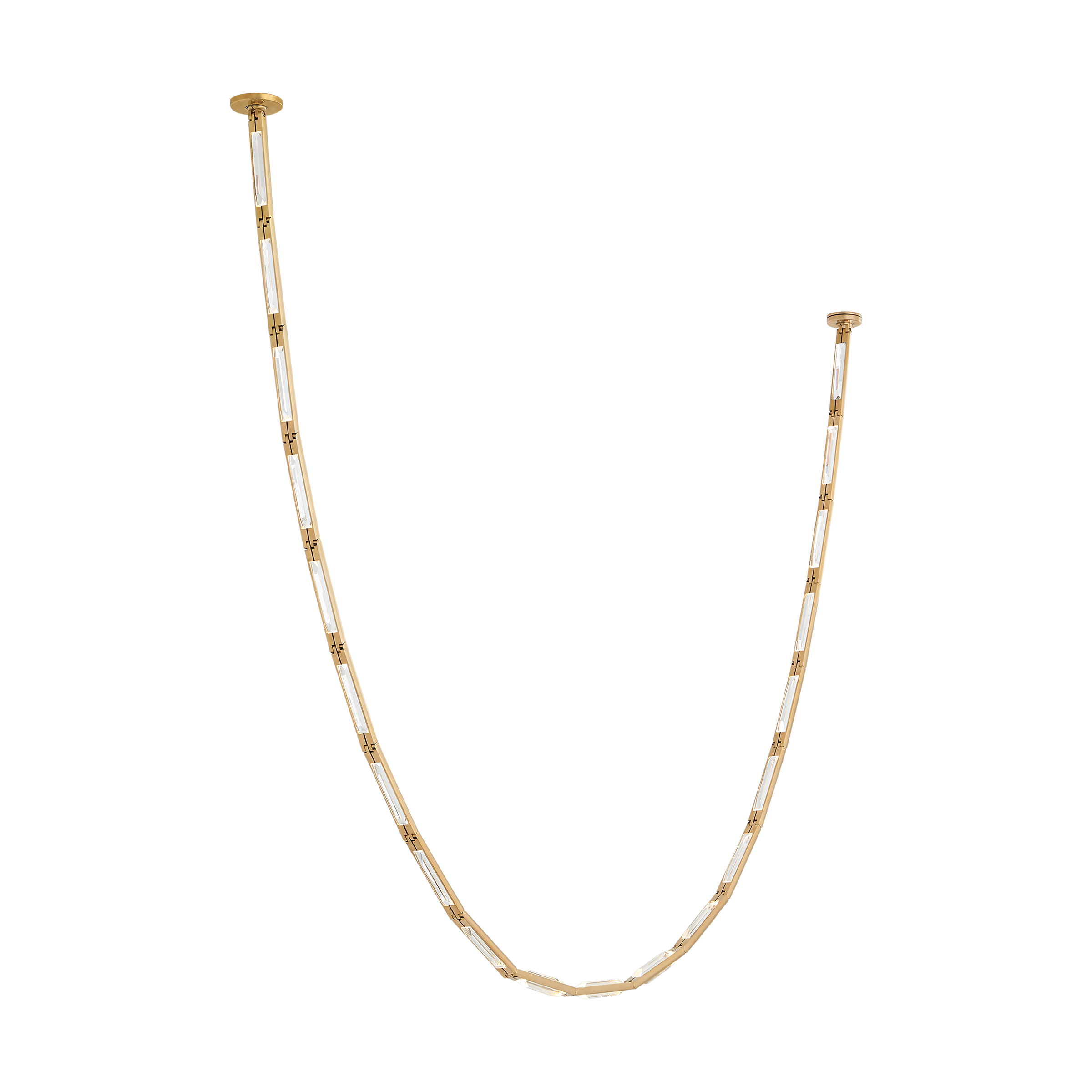 Catena 103 Chandelier in Hand-Rubbed Antique Brass