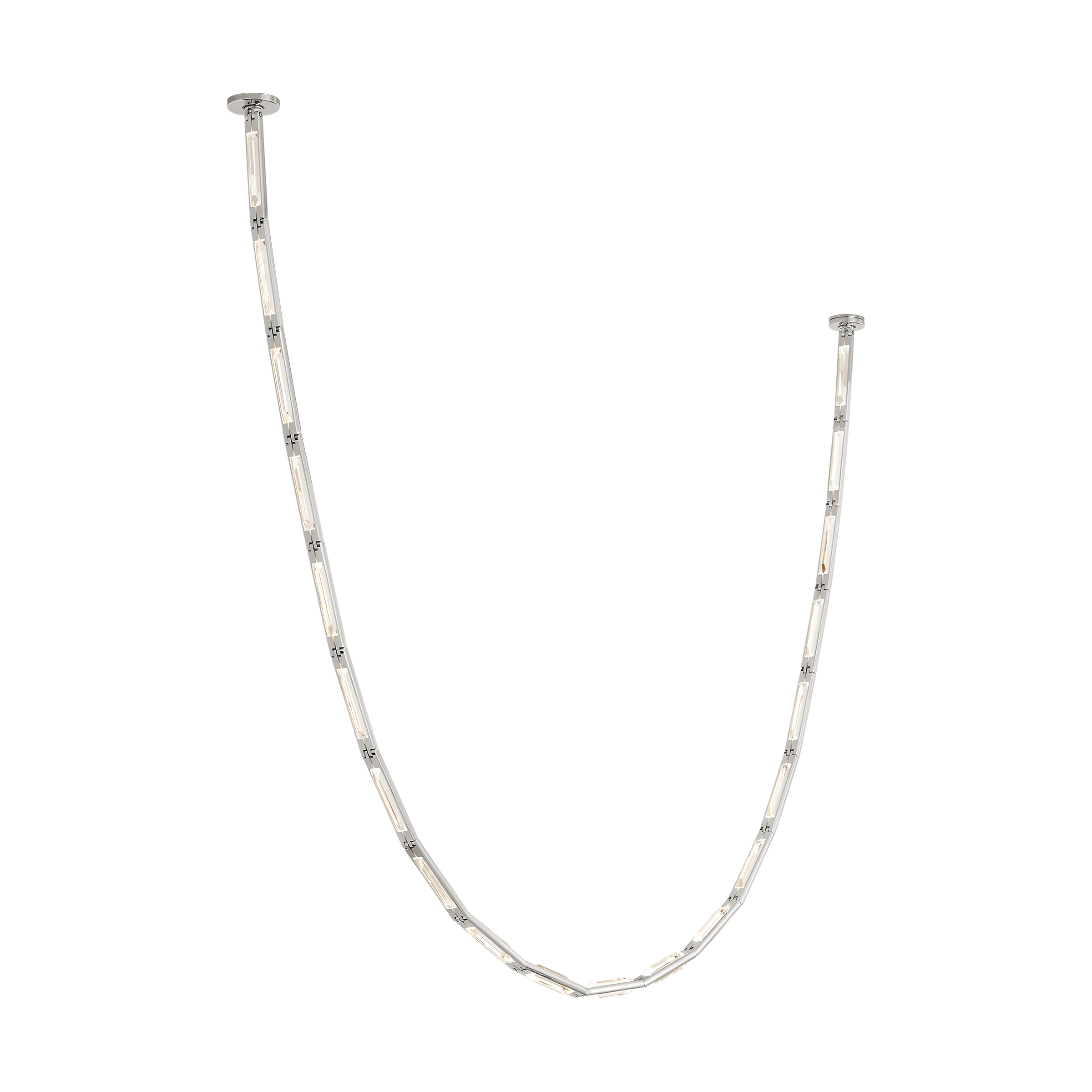 Catena 103 Chandelier in Polished Nickel