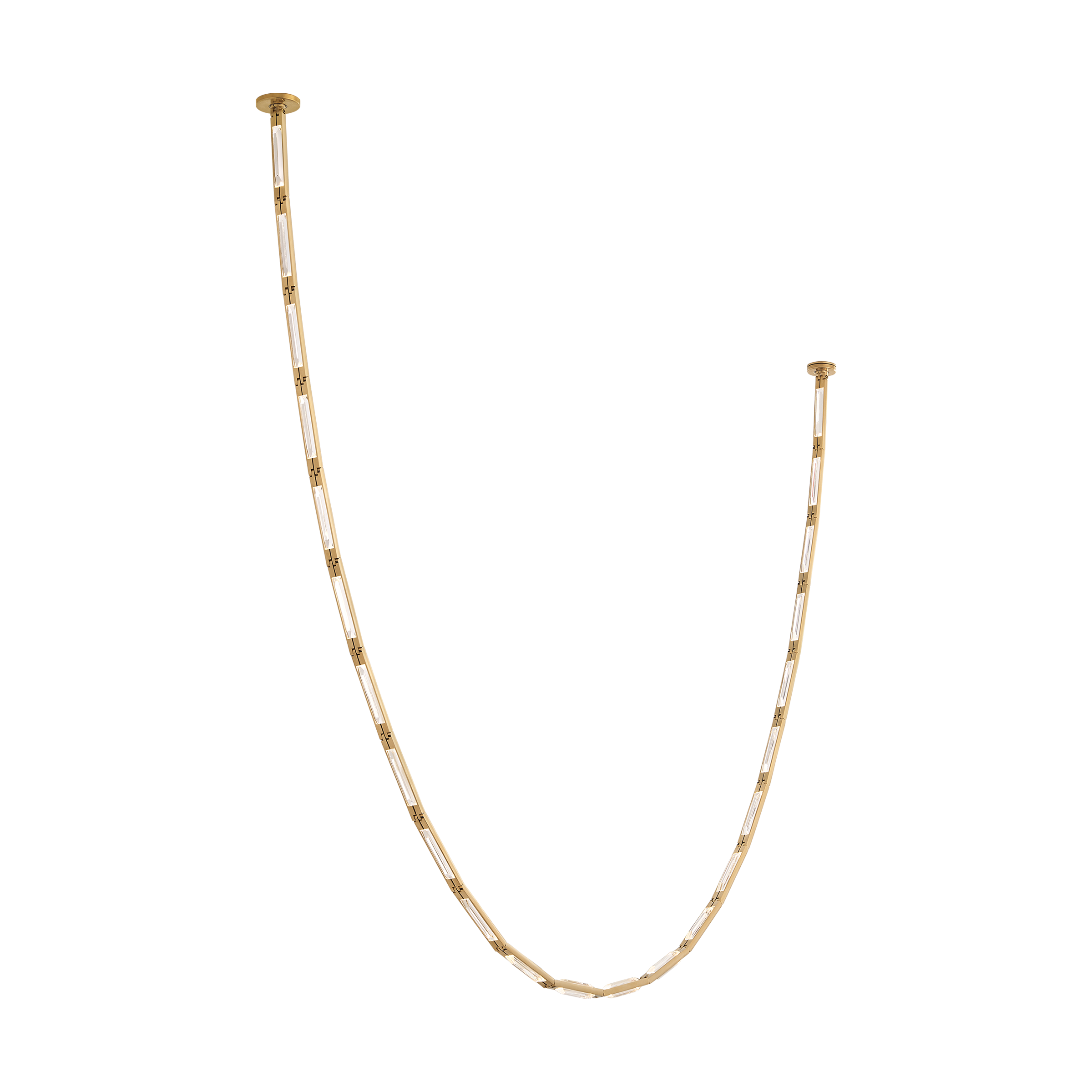 Catena 118 Chandelier in Hand-Rubbed Antique Brass 2700K