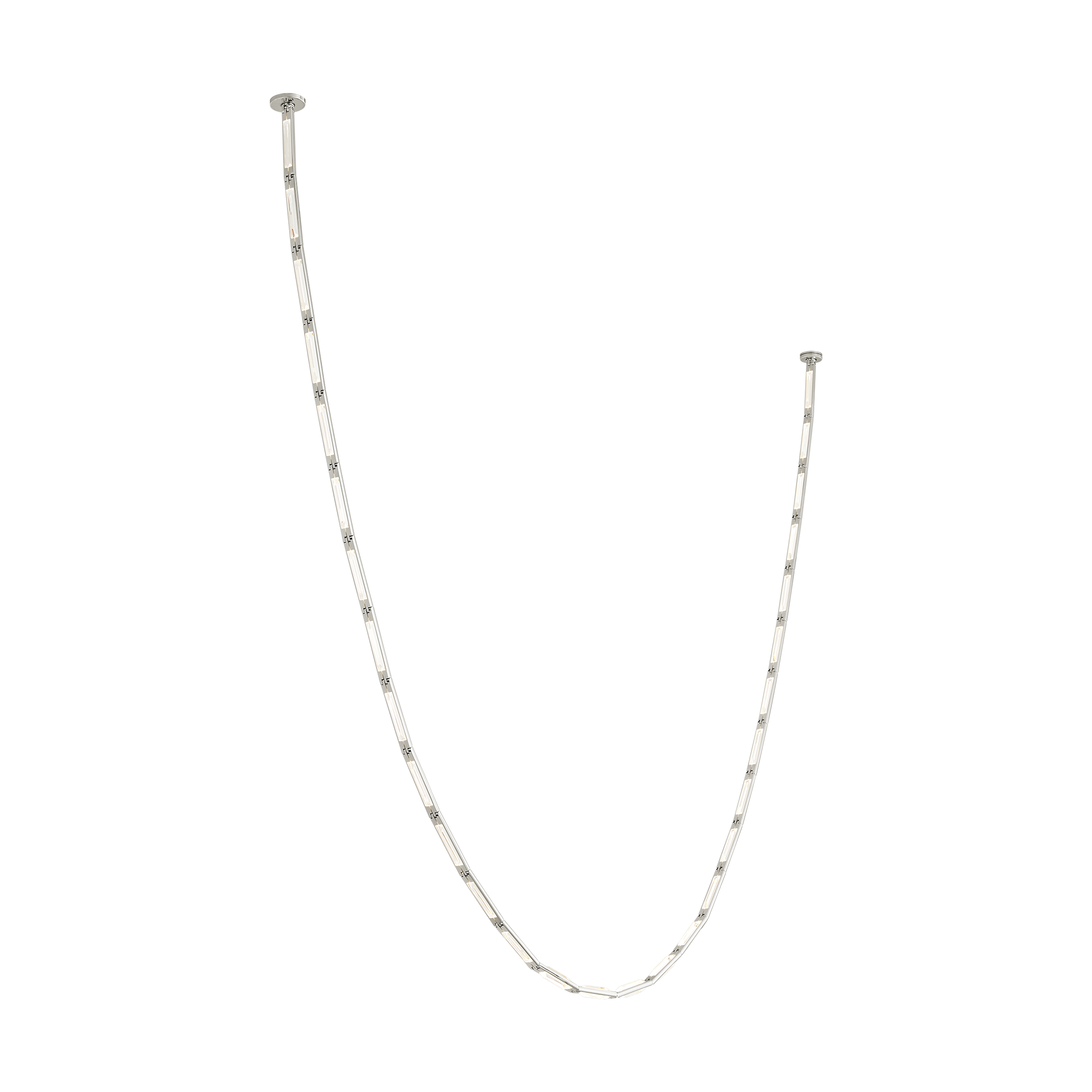 Catena 149 Chandelier in Polished Nickel