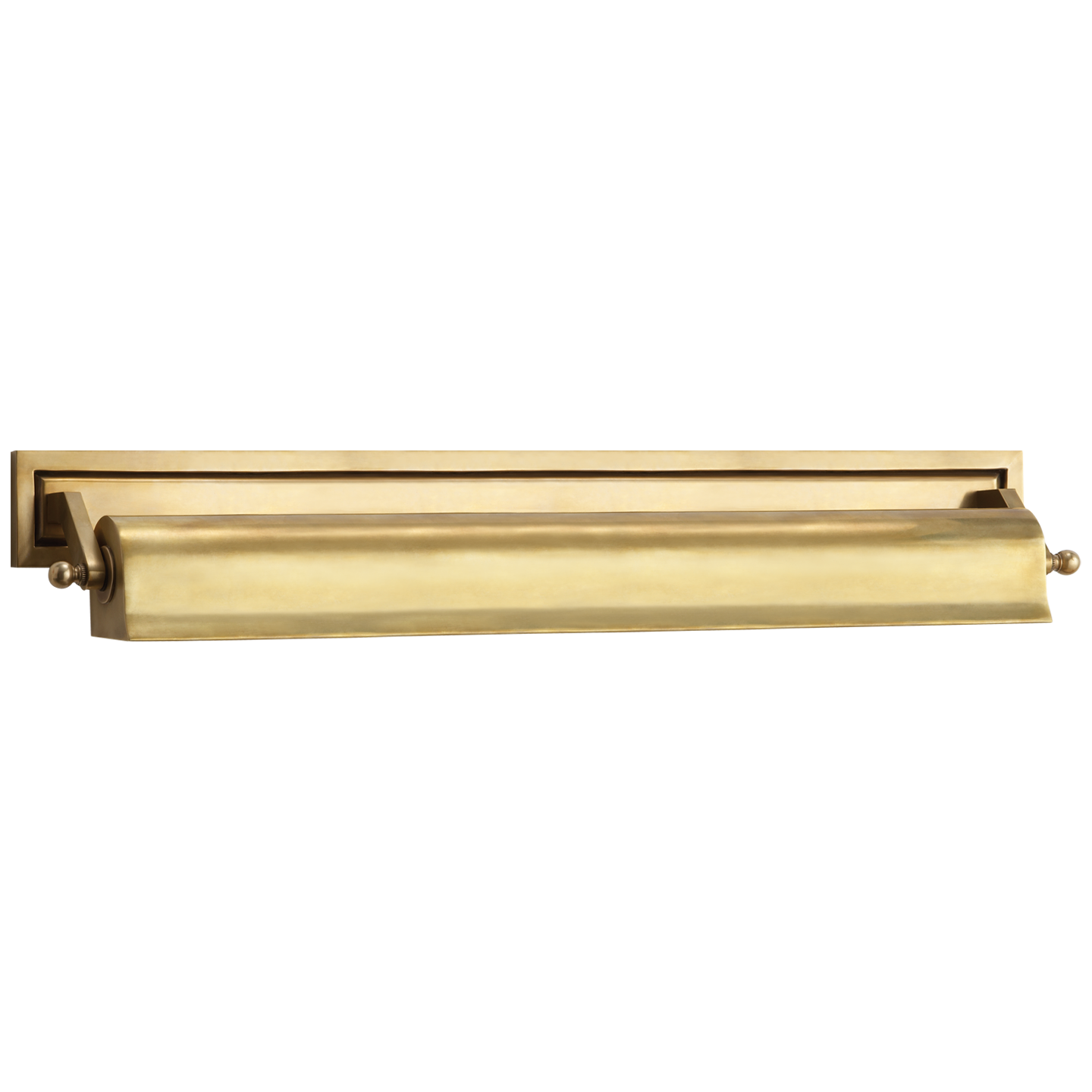 Library 22" Picture Light in Hand-Rubbed Antique Brass