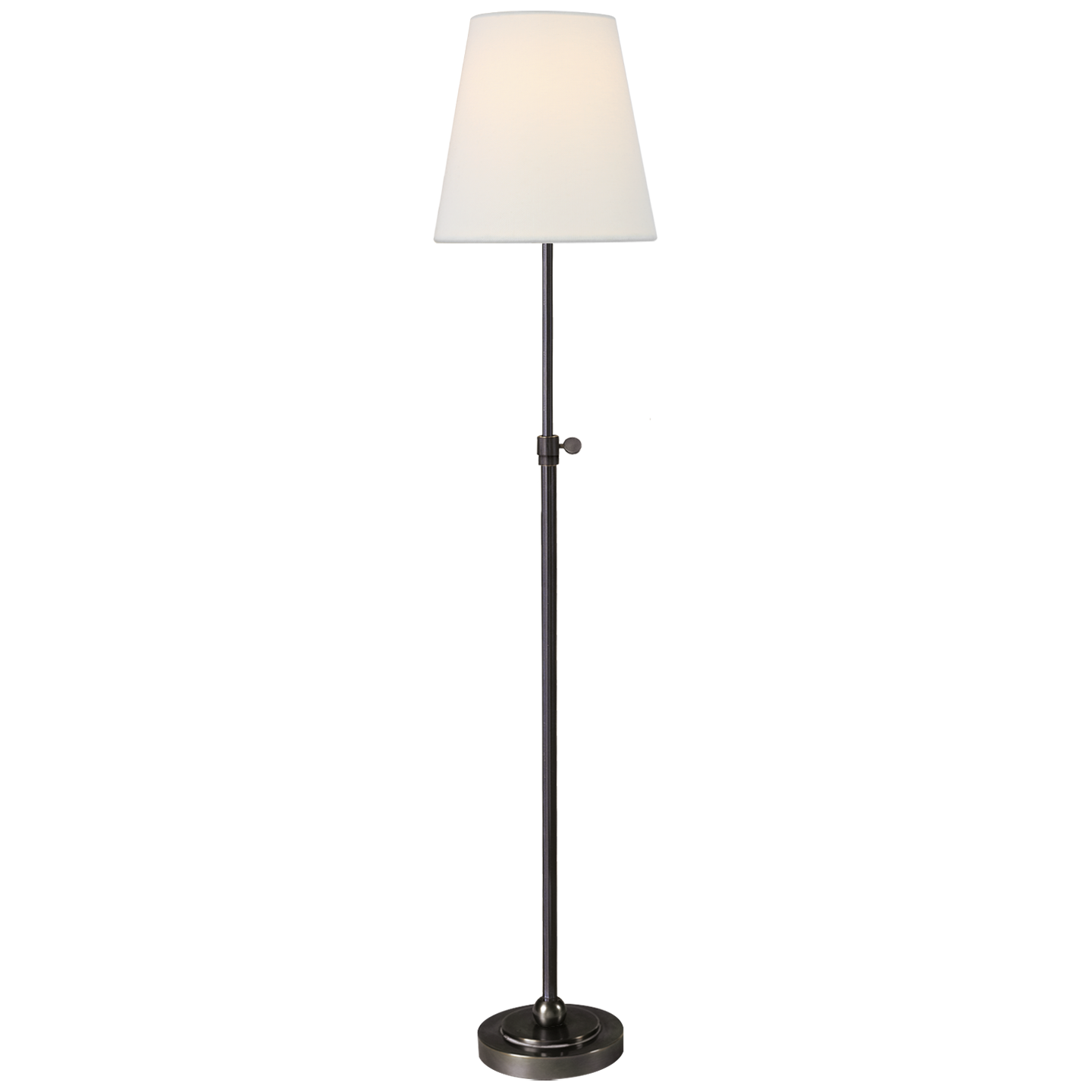 Bryant Table Lamp in Bronze with Linen Shade