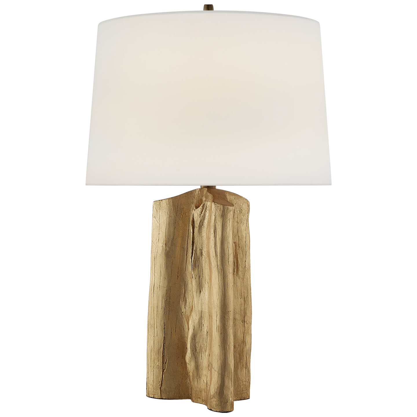 Sierra Buffet Lamp in Gild with Linen Shade