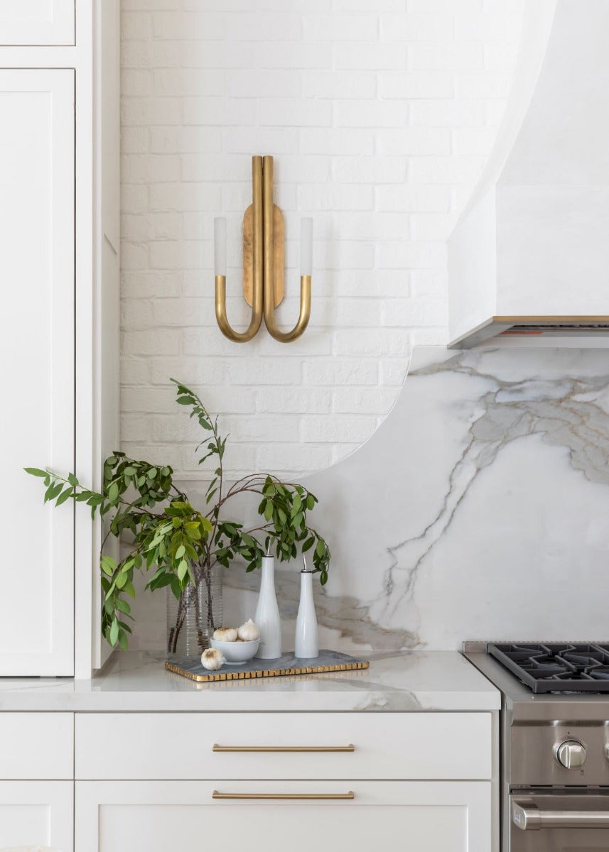 Rousseau Double Wall Sconce by Kelly Wearstler