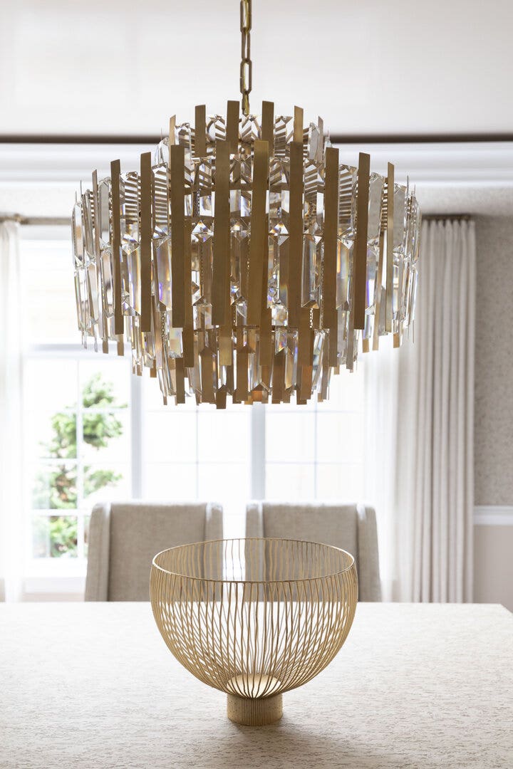 Ambrois Medium Chandelier by AERIN, Photography by Rachel McGinn